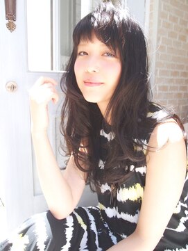 ヘアリゾート バレンタイン(hair+resort valentine) 【黒髪】ヘルシーロング