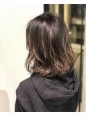 3Dグラデーションカラー（グレー）