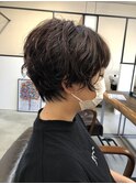 LIFE ショートボブ に パーマスタイル