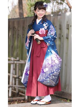 媛(en) 卒業式着付けヘアー