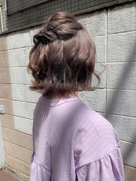 ミモザワークス(Mimosa Works) ハーフアップ