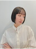 顔周りレイヤーボブ