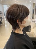 ウルフショート★★30代40代50代/アースカラー