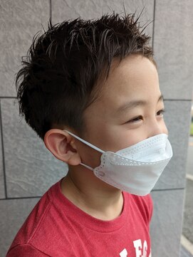 キッズツーブロック 小学生 男の子 ヘアスタイル 子供 L ソラーナ Solana のヘアカタログ ホットペッパービューティー