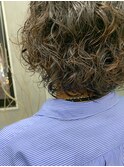 ボブウルフ、くるくるパーマ、スパイラルパーマ、ウルフボブ
