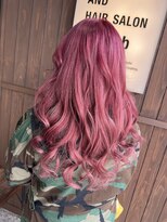 カフェアンドヘアサロン リバーブ(cafe&hair salon re:verb) pink！pink！pink！