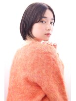 マルシェ(marche) 大人　可愛い　20代30代40代　暗髪　ショート　ボブ　前髪なし