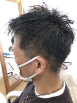 ヘッズ 本八幡店(HEADS)&nbsp;MEN'S HAIR  センターパート　ツイストスパイラル　コンマヘア