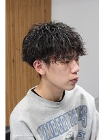 ミリ(milli)&nbsp;波巻きパーマ×ホワイトメッシュ