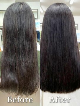 バームヘア(balm hair) 20代30代大人可愛い髪質改善艶感ストレートロング透明感