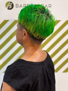 バーバーバー 四谷(BARBER-BAR) ポイントパーマスタイル