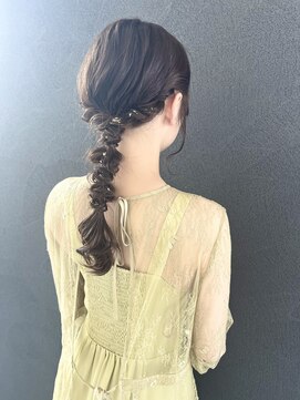 イロ プラス 南田宮店(iro+) 【nobuyo】編みおろしstyle