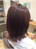 外ハネミディアム/ココアブラウン