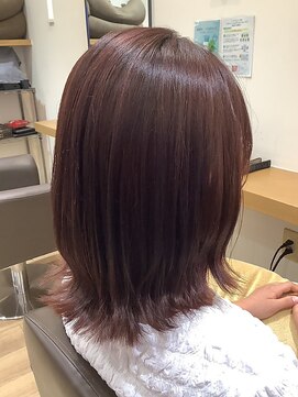 ラファンス 栗林店(LaFENCE) 外ハネミディアム/ココアブラウン