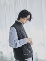 フォト イケブクロ(foto IKEBUKURO)&nbsp;20代30代メンズスタイル大人男子のミディアムマッシュウルフ