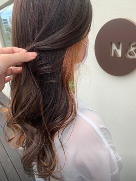エヌアンドエーコンティ(N&A CONTi) くびレイヤーカット インナーカラー/Wカラー/ワンカール#1