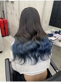 【LINOET名古屋】手島カミラ ブルーのグラデーション