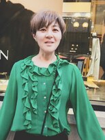 メリケンビューティーパーラー コウベ(MERICAN BEAUTY PARLOR KOBE) マッシュルショート×デザインカラー(tomo)