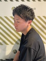 バーバーバー アカバネ(BARBER-BAR AKABANE)&nbsp;男の黒髪短髪アップバング ビジネスマン/清潔感#3