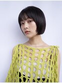 前髪ありレイヤーボブ/20代30代40代/岡野亘希