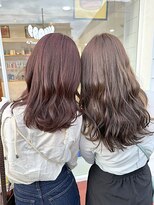 【BUZZbee成澤】お友達と一緒に春のインナーカラー！