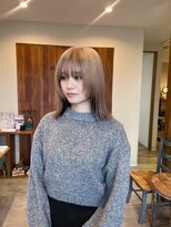 ニクスフリー(nix free)&nbsp;アンブレラカラーブリーチ20代ブリーチミルクティーベージュ