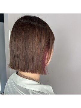 ガーデン 北花田(garden) さりげなさが可愛いピンクパープルなイヤリングカラー