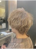 オトナ無造作ショートパーマ