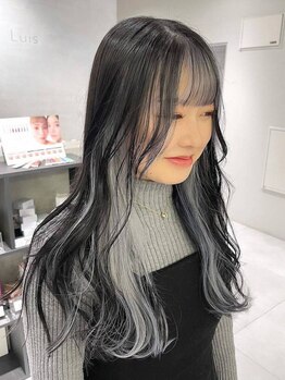 ルイス 喜連瓜破(Luis)の写真/【喜連瓜破駅スグ】イルミナカラーで理想の外国人風の髪へ…♪ダメージ毛の方も綺麗に染まる☆