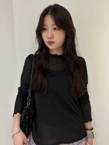 ユー セント(yew scent)&nbsp;ロングレイヤー×ワインレッド