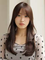 ウル 表参道(HOULe)&nbsp;レイヤーカット レイヤー チョコレートカラー 透明感カラー