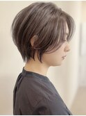 say.ショートボブひし形ショートホワイトシルバーハイライト