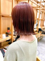 セイドット オモテサンドウ(Say. omotesando)&nbsp;Say.切りっぱなしボブ外ハネボブモーヴピンクコーラルオレンジ