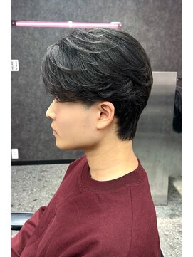 メンズサロン スライバイリアオオサカ(Sly By Ria OSAKA) ～毛流れセンターパート～【大阪】【梅田】