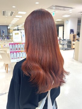 ケンジ 平塚ラスカ店(KENJE) オレンジブラウン/オレンジカラー/暖色カラー/平塚/湘南