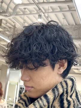 フィフスパーク(fifth PARK) 渋谷波巻きツイストスパイラル束感パーマfifth色気メンズカット