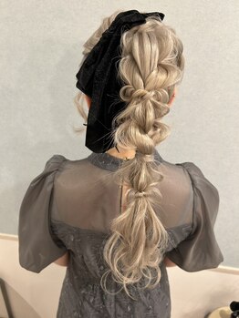 ラフテル(Raftel)の写真/【梅田/北新地徒歩2分】ヘアセット1800円~★可愛いのに崩れにくい、プロの技術を驚きのお手頃価格で◇