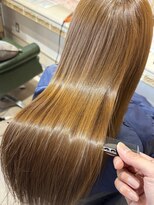 ジール(zeal)&nbsp;着物ヘア/ダークアッシュ/ミディアムレイヤーカット/成田