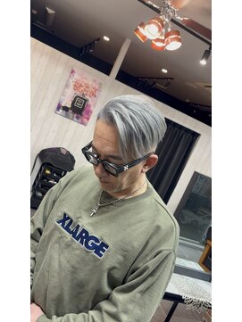 リンク(LinK) メンズハイトーンの白髪ぼかし