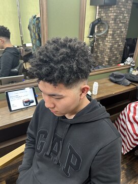 メゾンフォーメン トアロード(Maison for men TorRoad) スパイキーアフロ【メンズパーマ/メンズメッシュ/メッシュパーマ