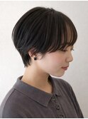 逗子葉山ショートカットショートボブ耳かけショートヘア韓国Y2