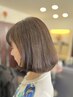カット＋明るい白髪染め★白髪ぼかし「全体染め」＋アルテマトリート