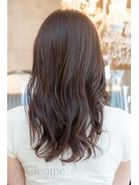 クレオメ バイ スーリール 五反田店(cleome by sourire)&nbsp;レイヤーカット似合わせカットミディアムダークアッシュ艶髪暗髪