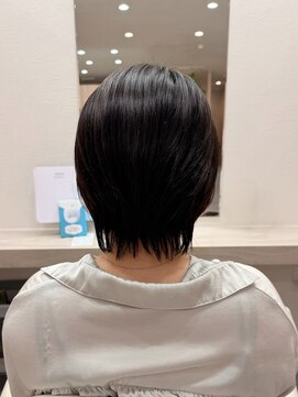 イマージュ 志免店(image) 首元キレイ魅せ＊大人可愛いナチュラルボブウルフ