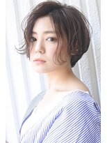 ブラウンハウス 辻堂(Brown House) ハンサムショートボブ/ミントブラウン/くせ毛活かし