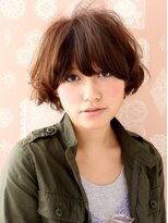 フローレント(florent)&nbsp;ふんわりマッシュボブでかわいくオシャレなやわらかヘアー♪