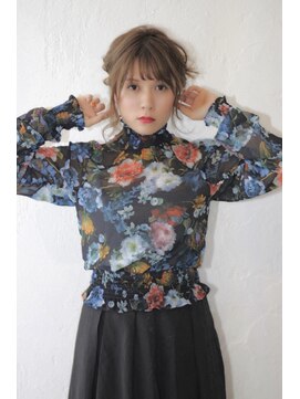 アース コアフュールボーテ 長野稲田店(EARTH coiffure beaute) 大人可愛いナチュラルアレンジ