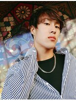 ランプヘアー(LAMP HAIR)&nbsp;ゾーンカラー前髪大人カジュアル爽やかイケメンマッシュレイヤー