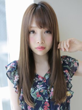 アグ ヘアー ソレイユ 市野イオン前店(Agu hair soleil) 爽やかレイヤ－×ストレートロング