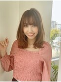 大人可愛い  20代30代　ひし形シルエットエアリーミディ　奈良